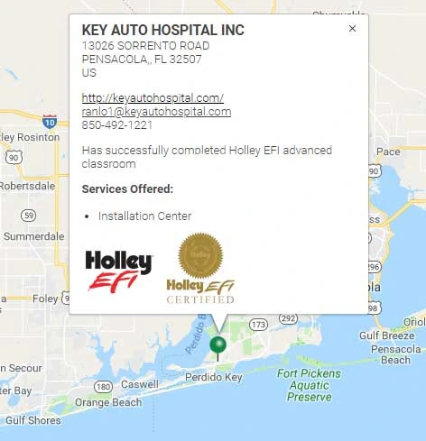 Map Key Auto Hospital